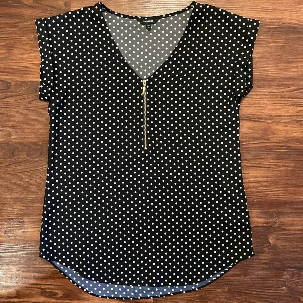 Express Polka Dot Blouse